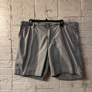 Columbia Gray Cotton Utility Shorts Men’s 40W Relaxed Fit Casual Outdoor Hiking